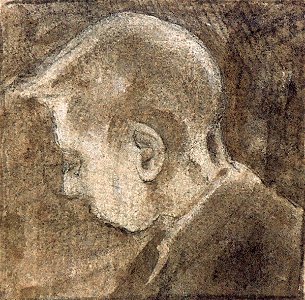 Portrait of a Boy in profile by Theo van Doesburg Centraal Museum AB4245