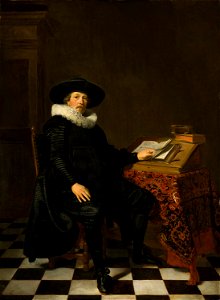 Portrait of a Scholar by Thomas de Keyser Mauritshuis 77