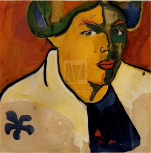 Portrait of a woman (Malevich, 1910–11)