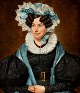 Portrait of a Woman by Frans Xavier Bourkart Centraal Museum 7391