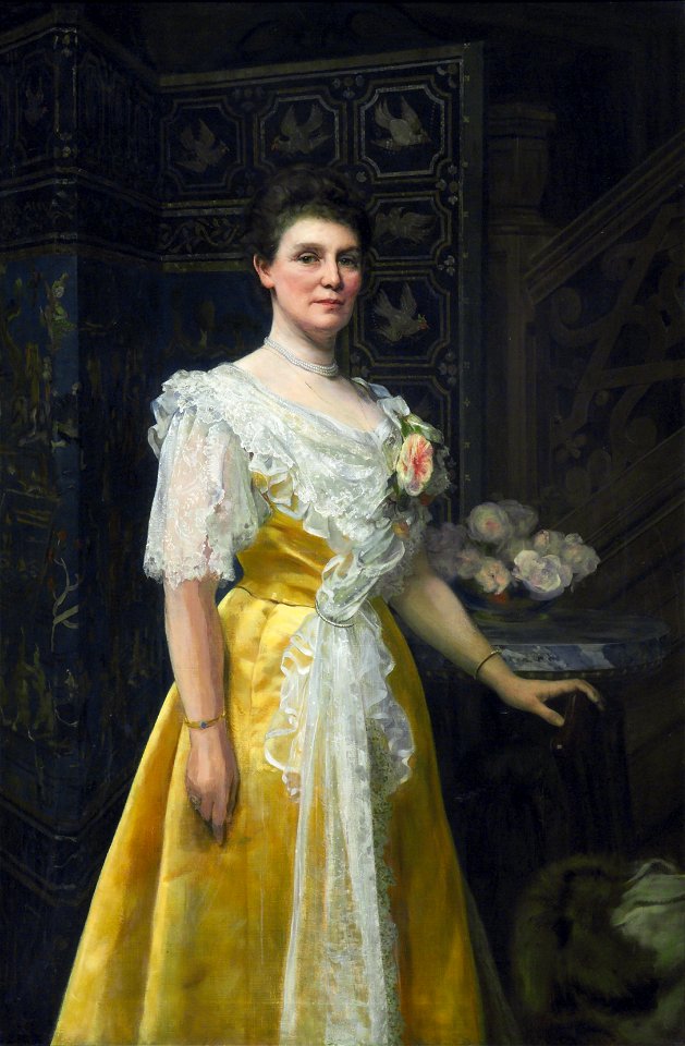 Portrait of a lady, by William Clarke Wontner