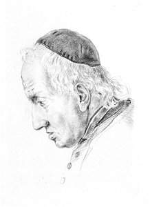 Portrait of a priest, by Carl Hess, German, 1801 - 1874