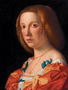 Portrait of a lady, by Giovanni Francesco Caroto
