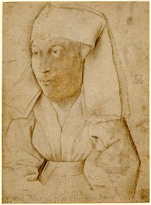 Portrait of an unknown woman, after van der Weyden, 1895,0915.1000