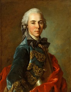 Portrait of a young officer - Louis Tocqué