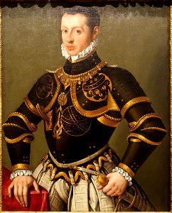 Portrait of a Man in Armor, by Gervasio Gatti, Cremona, 1590s, oil on canvas - Blanton Museum of Art - Austin, Texas - DSC07743