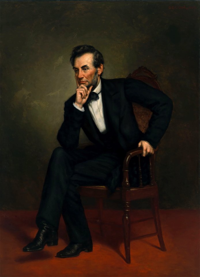 Portrait of Abraham Lincoln (by George Peter Alexander Healy, 1887)