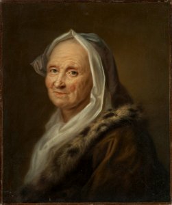 Portrait of an Old Lady (Balthasar Denner) - Nationalmuseum - 17210. Free illustration for personal and commercial use.