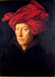 Portrait of a Man by Jan van Eyck. Free illustration for personal and commercial use.