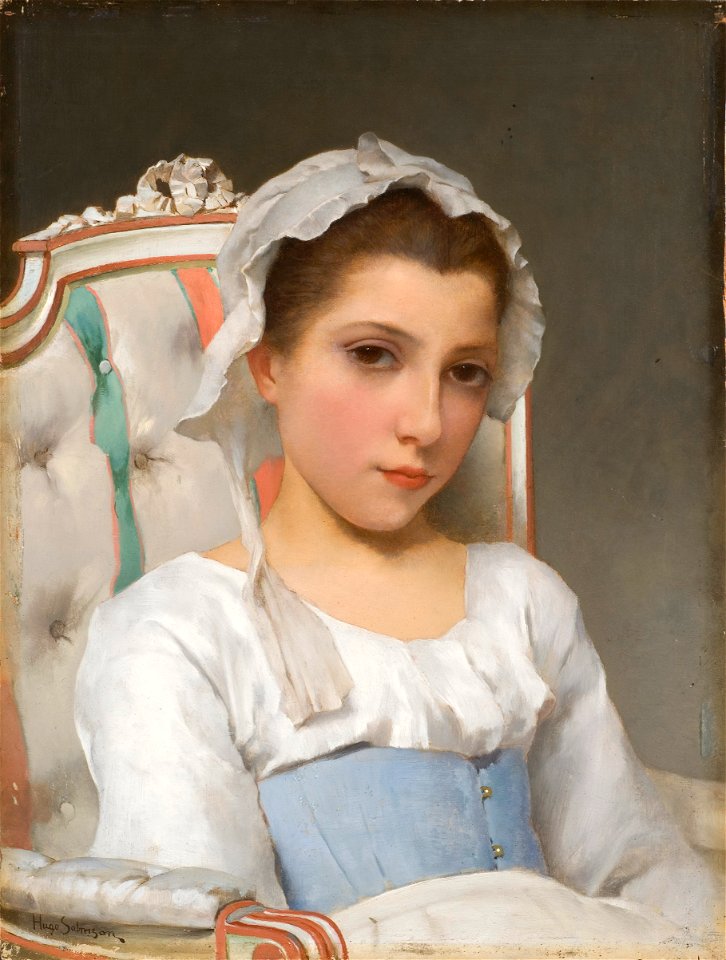 Portrait of a Young Girl (Hugo Salmson) - Nationalmuseum - 125217