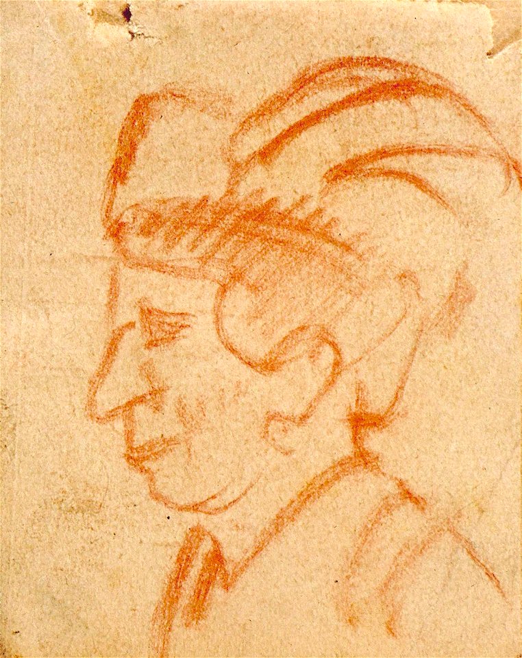 Portrait of a Man with Headdress by Theo van Doesburg Centraal Museum AB4322