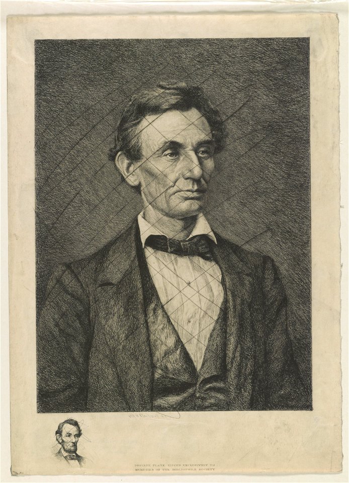 Portrait of Abraham Lincoln LCCN2003680523