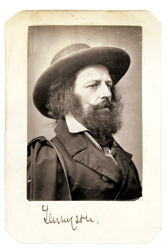 Portrait of Alfred Lord Tennyson c1860