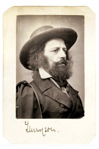 Portrait of Alfred Lord Tennyson c1860