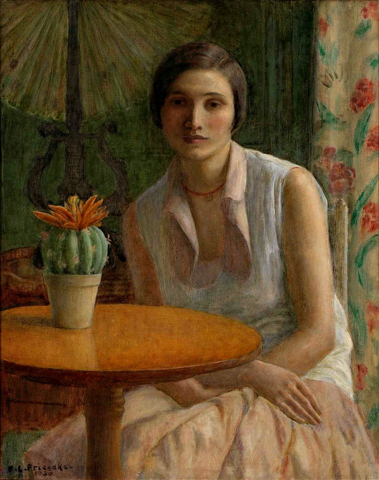 Portrait of a Woman (with Cactus) 2014.51.1 1a