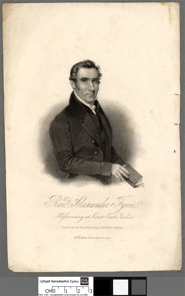 Portrait of Alexanderv Fyvie, missionary at Surat East Indies (4672479)