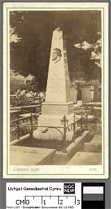 Portrait of burial place of John Jones, 'Talhaiarn' (4670568)