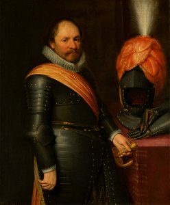 Portrait of an Officer by Jan van Ravesteyn and workshop Nationaal Militair Museum MH421