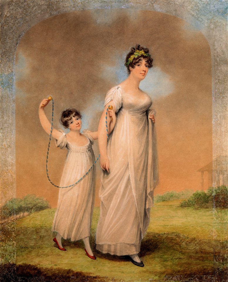 Portrait of a Mother and Child P8994