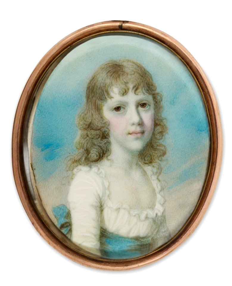 Portrait of a young girl, traditionally identifed as Mary Spencer Shirley