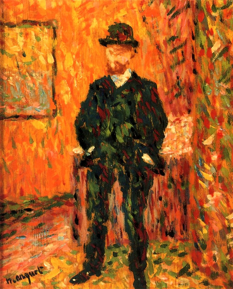 Portrait of Aldre Rouveyre Albert Marquet (1904)