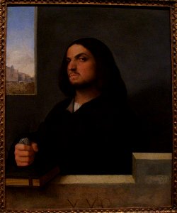 Portrait of a Venetian Gentleman - Giorgione and Tizian 1510 NG Wash DC