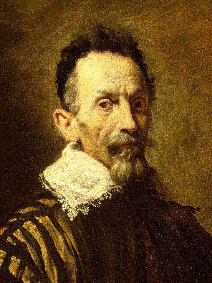 Portrait of an Actor - Domenico Fetti - Hermitage ГЭ-153, detail