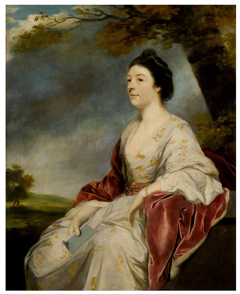PORTRAIT OF A WOMAN, SAID TO BE MRS. BARNARD