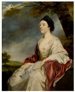PORTRAIT OF A WOMAN, SAID TO BE MRS. BARNARD
