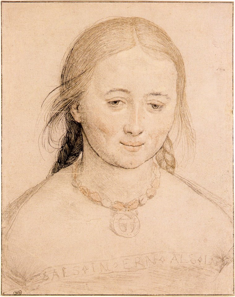 Portrait of a Young Woman, by Hans Holbein the Younger
