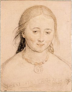 Portrait of a Young Woman, by Hans Holbein the Younger
