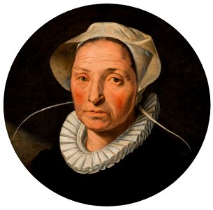 Portrait of a Woman by Pieter Pietersz. Mauritshuis 1109