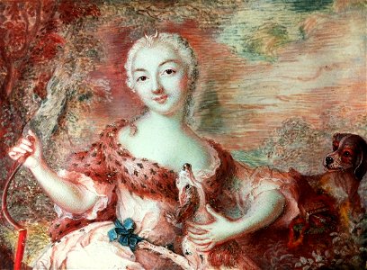 Portrait of an unknown woman, misidentified with Diane de Joannis de Chateaublanc
