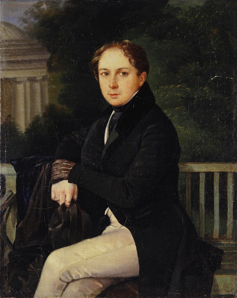 Portrait of an Unknown Man, a Stroganov Family Descendant