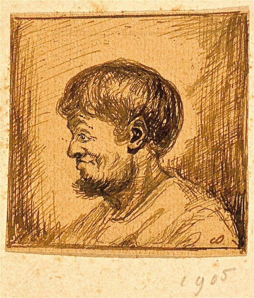 Portrait of a Smiling Man by Theo van Doesburg AB4182
