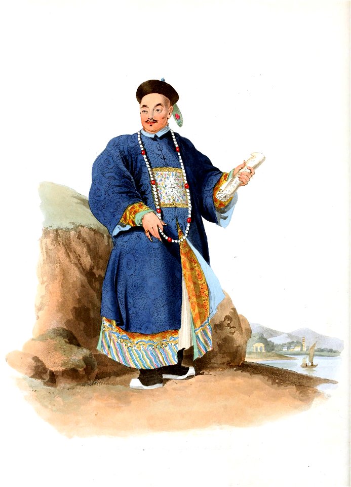 PORTRAIT OF CHOW-TA-ZHIN, in his Dress of Ceremony