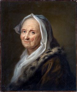 Portrait of an Old Lady (Balthasar Denner) - Nationalmuseum - 17210FXD. Free illustration for personal and commercial use.