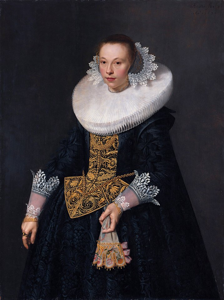 Portrait of a young woman, attributed to Nicolaes Eliasz Pickenoy