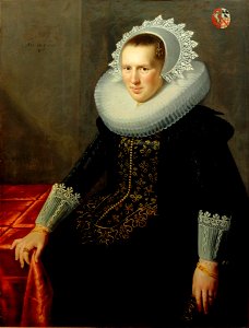 Portrait of Anna Strick by Paulus Moreelse Centraal Museum 30549