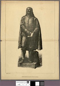 Portrait of Bronze memorial of John Bunyan at Bedford (4673656)