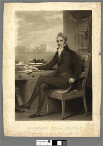 Portrait of Benjamin Hall, Esqr. M.P. for the county of Glamorgan (4670826)