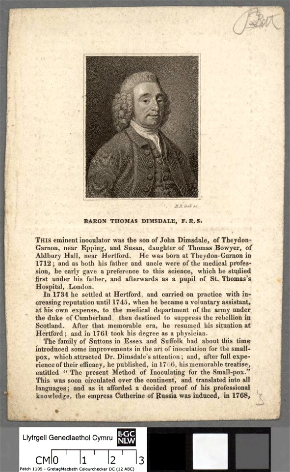 Portrait of Baron Thomas Dimsdale, F.R.S (4673681)