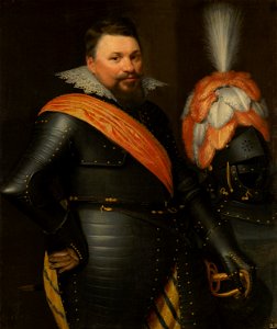 Portrait of an Officer by Jan van Ravesteyn and workshop Nationaal Militair Museum MH422