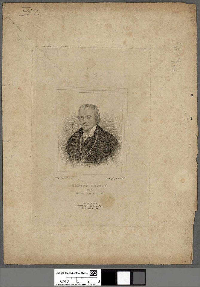 Portrait of Dafydd Thomas, neu Dafydd Ddu o Eryri (4672306)