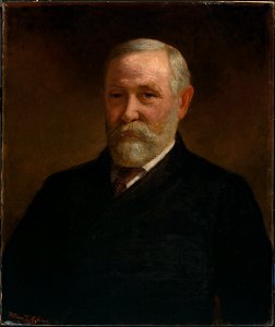 Portrait of Benjamin Harrison (by William Thomas Mathews)