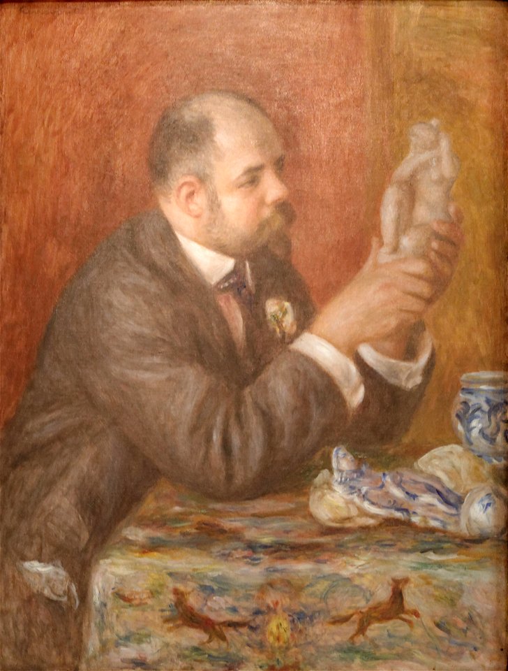 Portrait of Ambroise Vollard by Pierre-Auguste Renoir