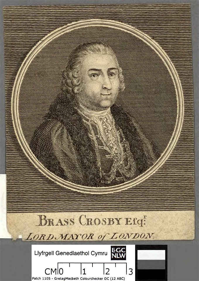 Portrait of Brass Crosby Efqr, Lord Mayor of London (4672464)