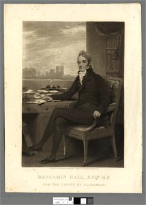 Portrait of Benjamin Hall, Esqr. M.P. for the county of Glamorgan (4670827)