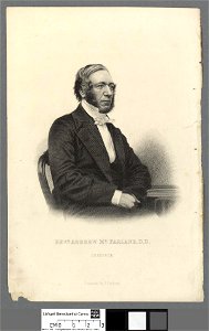 Portrait of Andrew McFarlane, D.D., Greenock (4674196)
