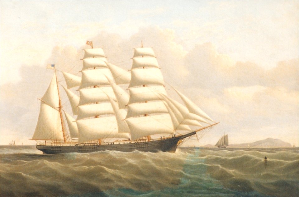 Portrait of an American Bark, by John Hughes